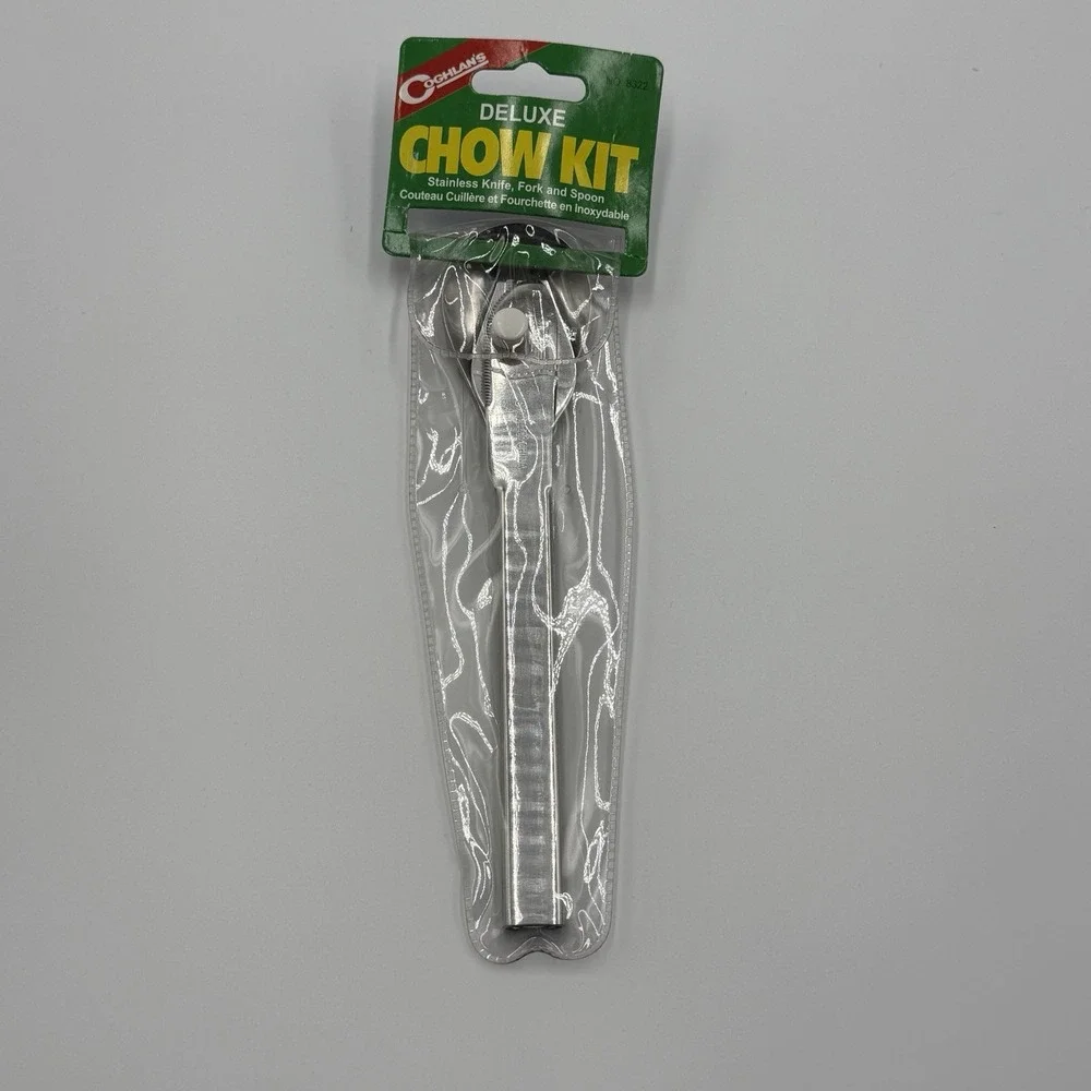 Vintage Coghlan's Deluxe Chow Kit 8322 Stainless Knife Fork Spoon‎ Sealed